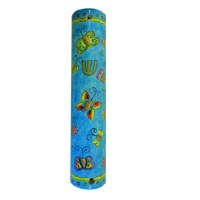 Yair Emanuel Wooden Round Mezuzah 12cm - Butterfly