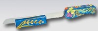 Yair Emanuel Challah Knife and Stand - Seven Species