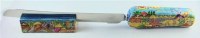Yair Emanuel Challah Knife and Stand - Oriental Jerusalem