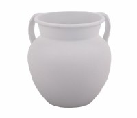 Washing Cup Jug Shape White Color Designed by Yair Emanuel