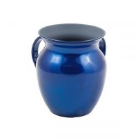 Wash Cup Blue Stainless Steel Small Designed by Yair Emanuel