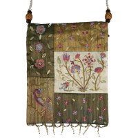 Yair Emanuel Applique Embroidered Bag - Gold Flowers
