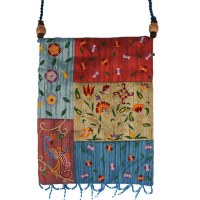 Yair Emanuel Applique Embroidered Bag - Multicolor Flowers