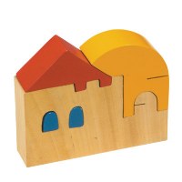 Yair Emanuel Freestanding Wood Puzzle Small - Buildings