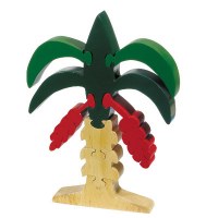 Yair Emanuel Freestanding Wooden Puzzle - Palm Tree