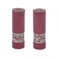 Salt and Pepper Shakers Maroon Designed by Yair Emanuel