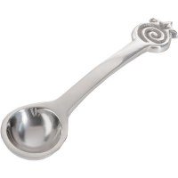 Yair Emanuel Small Spoon with Pomegranate and Swirls