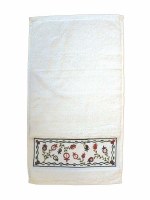 Yair Emanuel Embroidered Netilat Yadayim Towel - Pomegranate