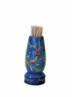 Yair Emanuel Toothpick Stand - Birds and Flowers