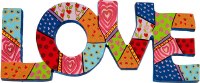 Yair Emanuel Laser Cut Hand Painted Blessing - Love