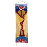 Yair Emanuel Long Wall Hanging - Shalom in Color