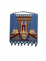 Yair Emanuel Small Wall Decoration - Blue Temple