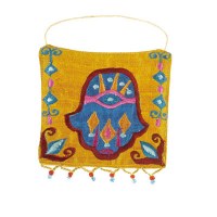 Yair Emanuel Small Wall Decoration - Gold Hand