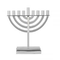 Yair Emanuel Candle Menorah Silver Rounded Cups and Branches