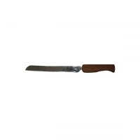Yair Emanuel Challah Knife Natural Mango Wood Handle with Olive Oil Finish and Serrated Blade