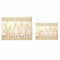 Yair Emanuel Embroidered Tallit and Tefillin Bag Set - Wheat