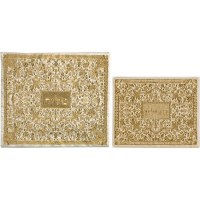 Yair Emanuel Full Embroidered Tallit and Tefillin Bag Set - Gold