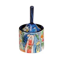 Yair Emanuel Painted Dreidel Box Figures Design