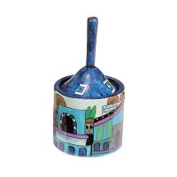 Yair Emanuel Painted Dreidel Box Jerusalem Vista Design