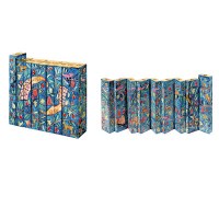 Yair Emanuel Judaica Hand Painted Wood Accordian Candle Menorah Oriental