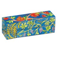 Yair Emanuel Judaica Travel Chanukah Candle Menorah Seven Species Design