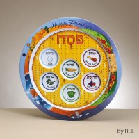 "Exodus to Freedom" (TM) Melamine Seder Plate