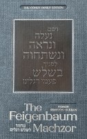 The Feigenbaum Machzor for Shalosh Regalim Ashkenaz Blue [Hardcover]