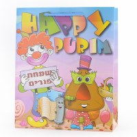 Purim Gift Bag Illustrated Colorful Design