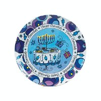 "The Gift of Chanukah" (TM) Melamine Round Serving Plate 12"