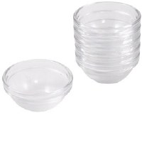 Glass Liners for Seder Plate 2.25" - Set of 6