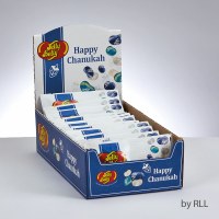Happy Chanukah Jelly Belly 1 Ounce Bag Blue White Assortment 10 Pack