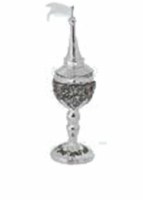 Silver Plated Besamim Holder Grape Design