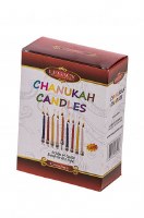 Chanukah Candles Colorful 44 Count Box