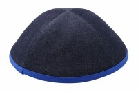 iKippah Denim with Royal Blue Rim Size 20cm
