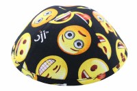 iKippah Emojis Black Size 5