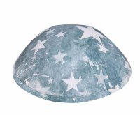 iKippah Faded Stars Light Blue Size 5