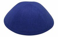 iKippah Royal Blue Linen Size 2