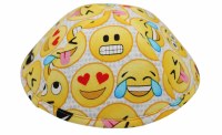 iKippah Emojis Yellow Size 3