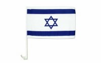 Israeli Car Flag 12" x 16"