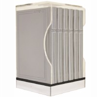 Zemiros Shabbos and Yom Tov 6 Leatherette Silver in a Lucite Holder