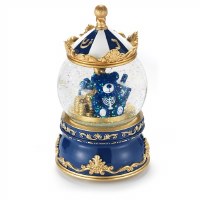 Chanukah Snowglobe Musical Handpainted