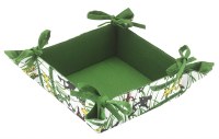 Matzah Holder Square Cotton Frog Design
