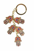 Key Chain Hamsa Charms Red