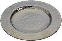 Hammered Nickel Kiddush Cup Tetzel Tray