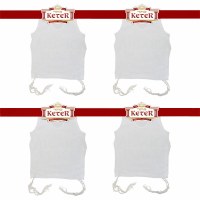 Perf-Tzit Undershirt Tzitzis Keter Round Neck Size 2 Ashkenazi Meyuchad - 4 Pack