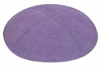 Lavender Suede Kippah Medium