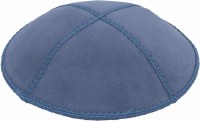 Wedgewood Suede Kippah Medium