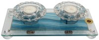 Candle Stick With Tea Light Applique #LACSTO