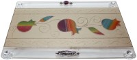 Lily Art Challah Tray Rainbow Pomegranate Design