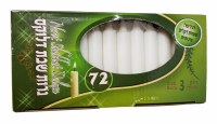 Standard Shabbos Candles 72 Count